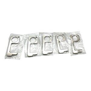 5Pcs Silver Touchless Silvery Door Opener